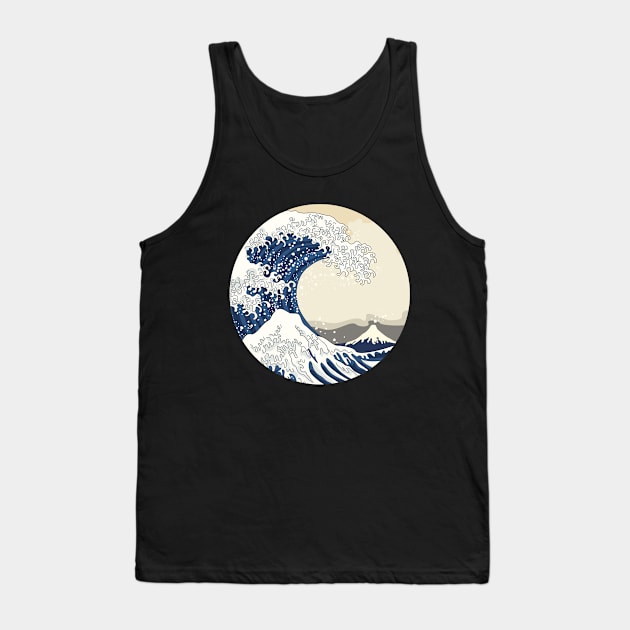 Vintage Great Wave Tank Top by XOOXOO